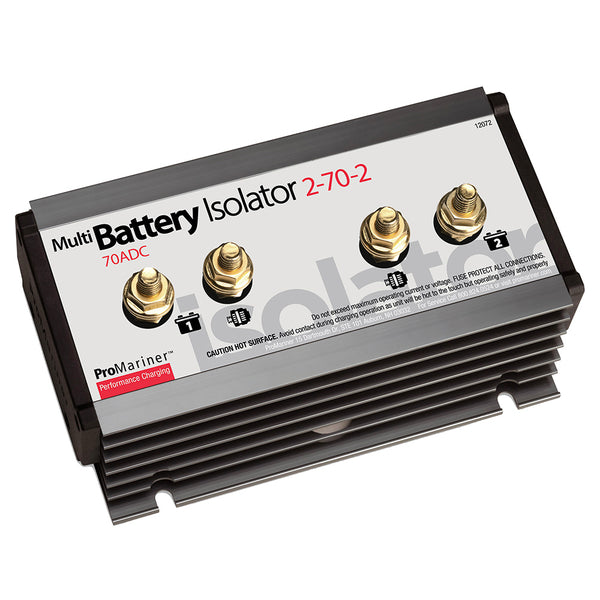 ProMariner Battery Isolator - 2 Alternator - 2 Battery - 70 AMP [12072] - Essenbay Marine