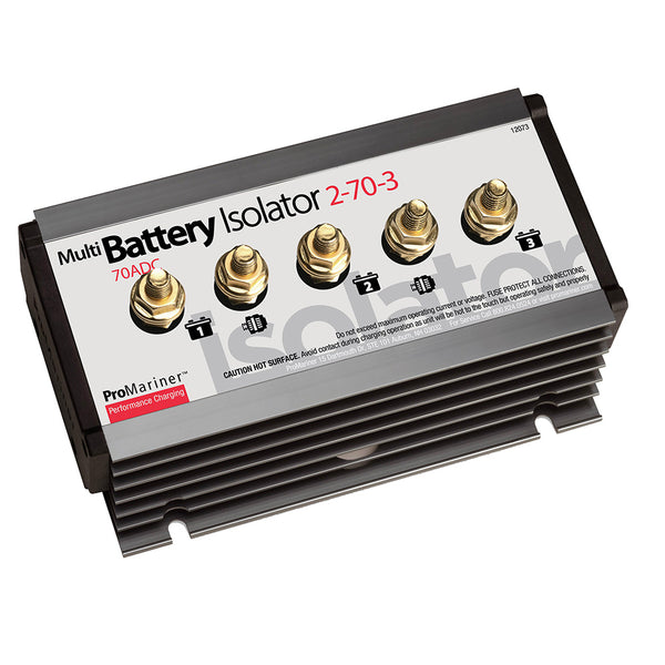 ProMariner Battery Isolator - 2 Alternator - 3 Battery - 70 AMP [12073] - Essenbay Marine