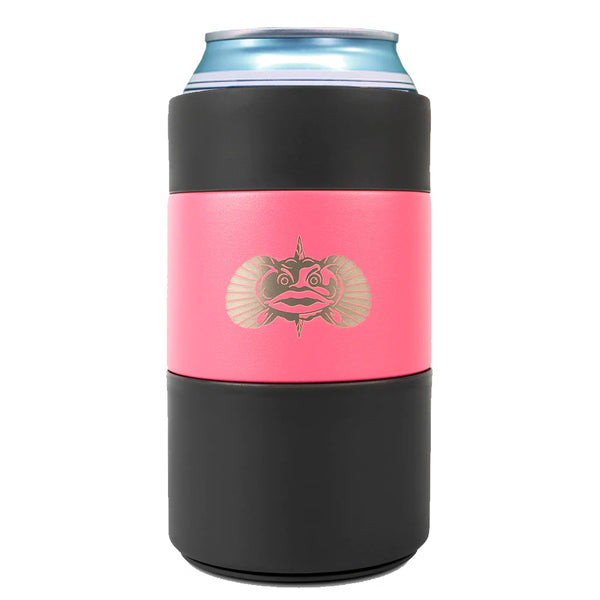 Toadfish Non-Tipping Can Cooler + Adapter - 12oz - Pink *12-Pack [1066-12] - Essenbay Marine