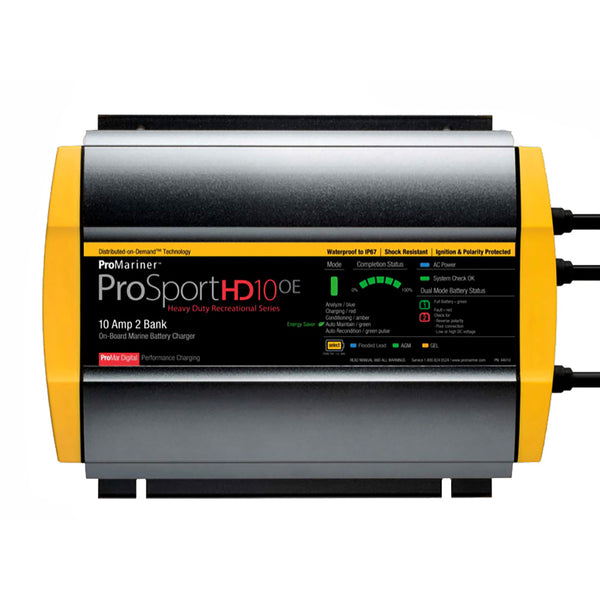 ProMariner ProSportHD 10 Gen 4 - 10 Amp - 2-Bank Battery Charger [44010] - Essenbay Marine