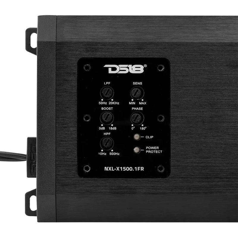 DS18 NXL 1-Channel Full-Range Class D Marine/Powersports Amplifier - 1500W RMS, 1-Ohm [NXL-X1500.1FR] - Essenbay Marine