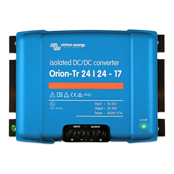 Victron Orion-TR Isolated DC-DC Converter - 24 VDC to 24 VDC - 400W - 17AMP [ORI242441110] - Essenbay Marine