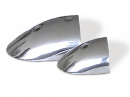 Tessilmare/Mate-USA Stainless Steel End Caps for Radial Rub Rail