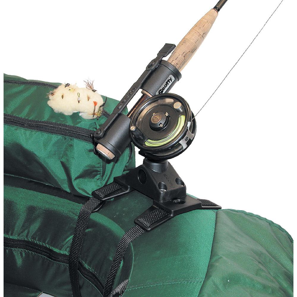 Scotty Fishing 267 Fly Rod Holder w 266 Float Tube Mount