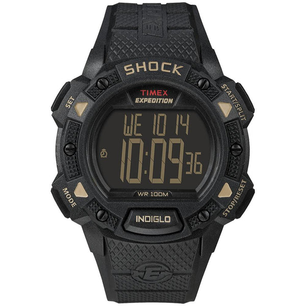Timex Expedition Shock Chrono Alarm Timer - Black [T49896] - Essenbay Marine