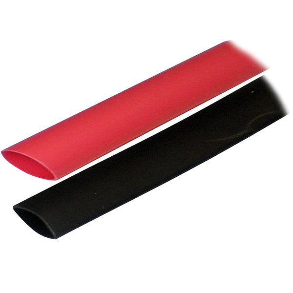 Ancor Adhesive Lined Heat Shrink Tubing (ALT) - 3/4" x 3" - 2-Pack - Black/Red [306602] - Essenbay Marine