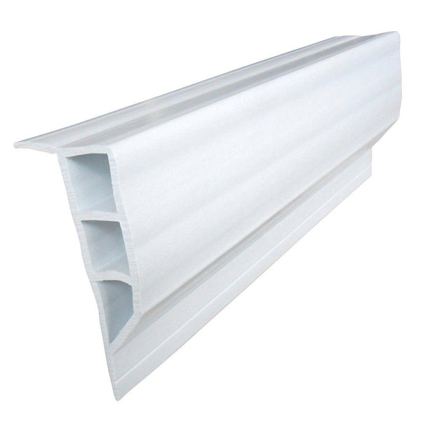 Dock Edge Standard PVC Full Face Profile - 16' Roll - White [1160-F] - Essenbay Marine