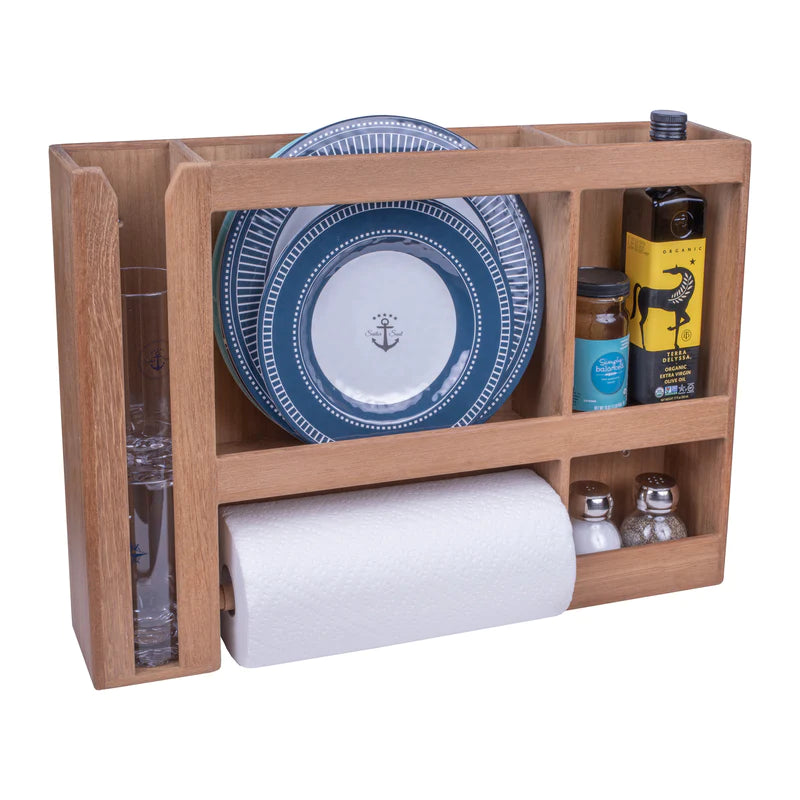 Whitecap Teak Wall-Mount Paper Towel Holder