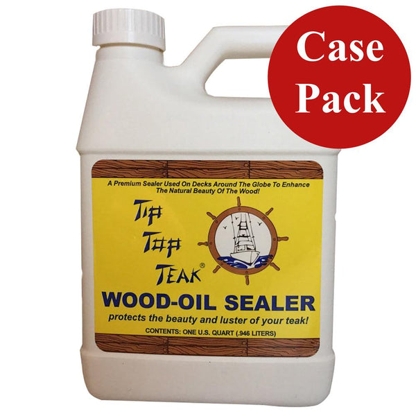 Tip Top Teak Tip Top Teak Wood Oil Sealer - Quart - *Case of 12* [TS 1001CASE] - Essenbay Marine