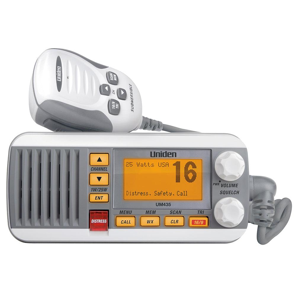 Uniden UM435 Fixed Mount VHF Radio White [UM435] Essenbay Marine