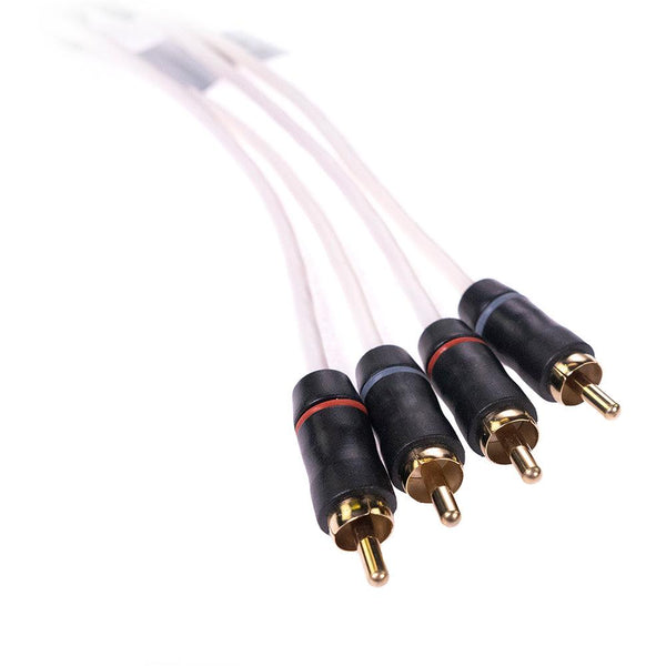 FUSION Performance RCA Cable - 4 Channel - 12 [010-12619-00] - Essenbay Marine