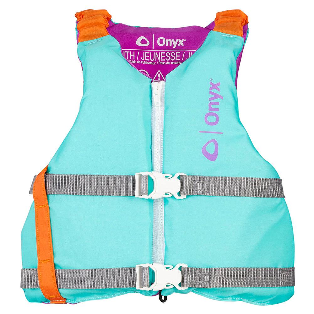 Onyx Youth Universal Paddle Vest - Aqua [121900-505-002-21