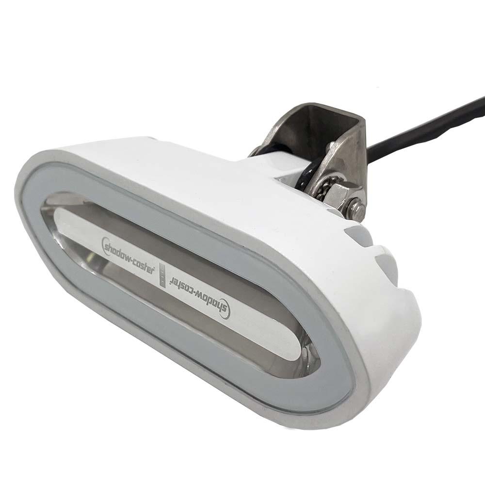 Shadow-Caster Spreader Light Bracket Mount, White Housing, White/Blue/Red LEDs