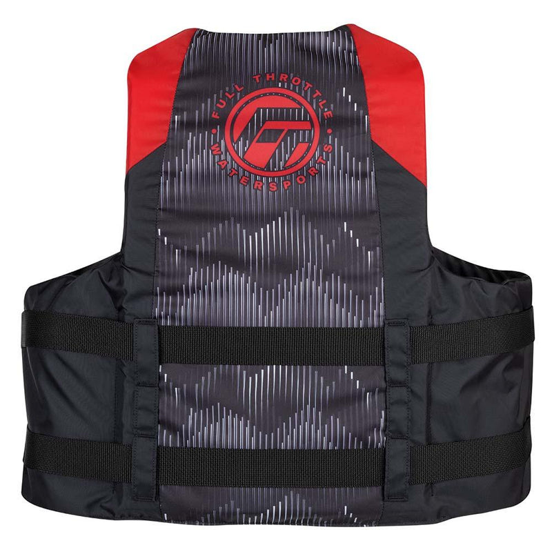 Full Throttle Adult Nylon Life Jacket - S/M - Red/Black [112200-100-030-22] - Essenbay Marine
