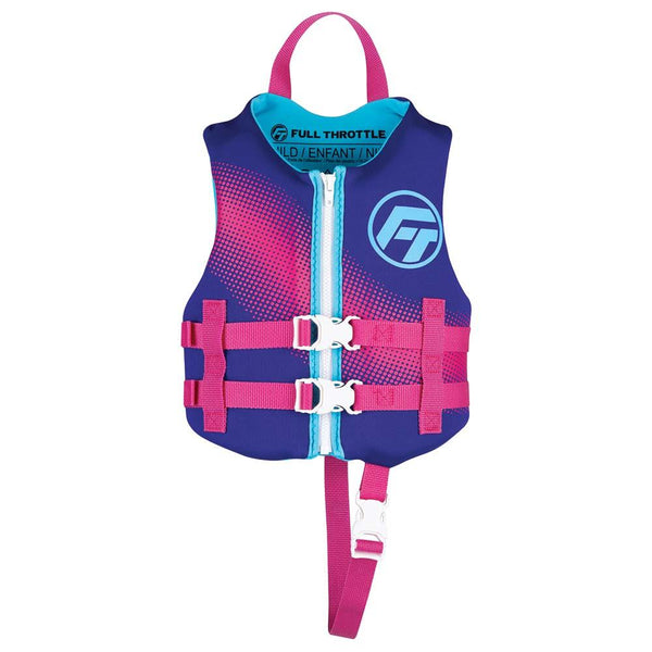 Full Throttle Child Rapid-Dry Life Jacket -Purple [142100-600-001-22] - Essenbay Marine