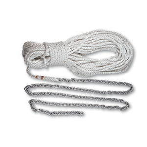 Lewmar Premium Anchor Rode 215 - 15 of 1/4" Chain  200 of 1/2" Rope w/Shackle [HM15HT200PX] - Essenbay Marine