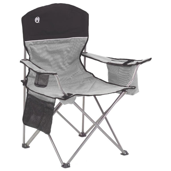 Coleman Cooler Quad Chair - Grey  Black [2000034873] - Essenbay Marine