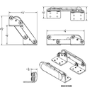 TACO Marine Rollback Boat Seat Hinge H25-0012 - Essenbay Marine
