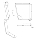 TACO Marine Backrest Support Bracket M20-0036 - Essenbay Marine