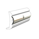 TACO Marine White PVC Flexible Rub Rail 1-5/8" X 5/8" X 60' V11-9798WHA60D - Essenbay Marine