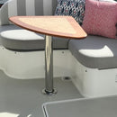 TACO Marine 32" X 3" Fixed Height Dual Taper Table Pedestal Z76-7392VEL32-2 - Essenbay Marine