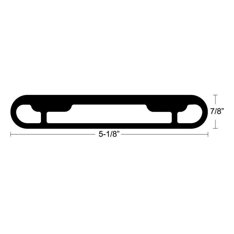 TACO Marine 20" T-Top Extrusion Plate Pre-Drilled GS Mount GSE-1939BSA20