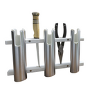 TACO Marine 3-Rod Aluminum Poly Rod Rack F31-3103BXZ - Essenbay Marine