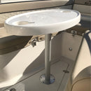 TACO Marine 6-7/8" Flush Mount Low Profile Table Base for 2-3/8" Column Z10-4086BLY60MM - Essenbay Marine