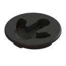 TACO Marine Round Black 2-1/2" Nylon Latch-Tite Latch F42-2500BKSS - Essenbay Marine