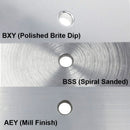 Taco Spiral Sanded Round 4" Pad W/ 3 CSK Holes F32-4340BSS - Essenbay Marine