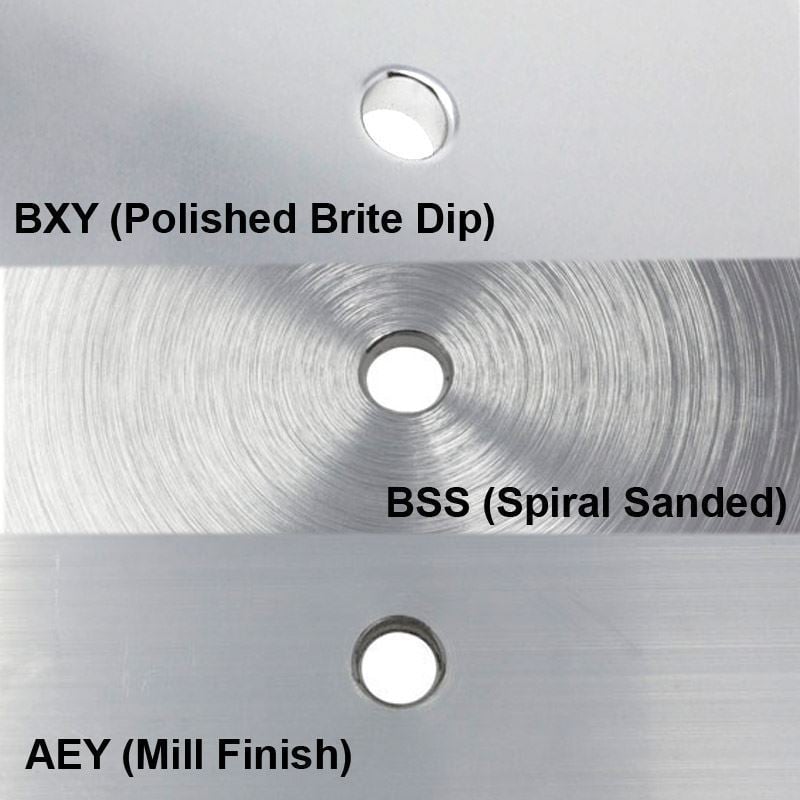 Taco Spiral Sanded Round 4" Pad W/ 3 CSK Holes F32-4340BSS