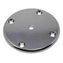 TACO Marine 4" Round Radiused Edge 4 Hole Pad Mill Finish F32-4440AEY - Essenbay Marine