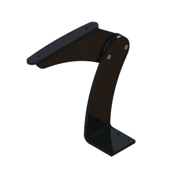 TACO Marine Pivot Armrest Starboard Side Aluminum Powder Coated Black K10-0004B-BKA - Essenbay Marine