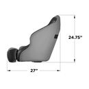 TACO Marine Limited Edition Anclote Bucket Seat, Ivory & Marble BA1-25-OBS - Essenbay Marine