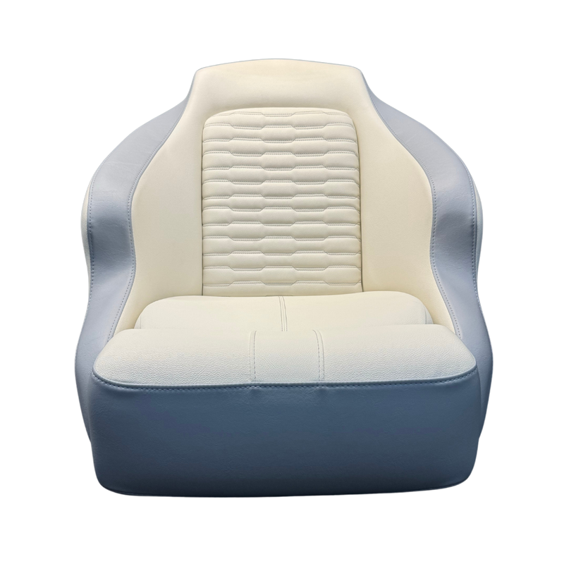 TACO Marine Limited Edition Anclote Bucket Seat, Ivory & Marble BA1-25-OBS