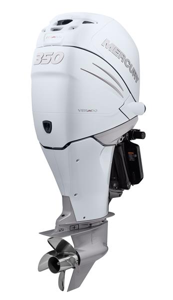 Mercury 350CXL Verado JPO Cold Fusion White 5.44" 1.75 HD Cambered Skeg