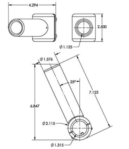 Taco Center Rigger  Clamp-On Mount F16-0311C