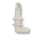T-H Marine 3/4" Barbed 90 Degree Aerator Spray Head / Shut-off Valve AHV-92-DP - Essenbay Marine