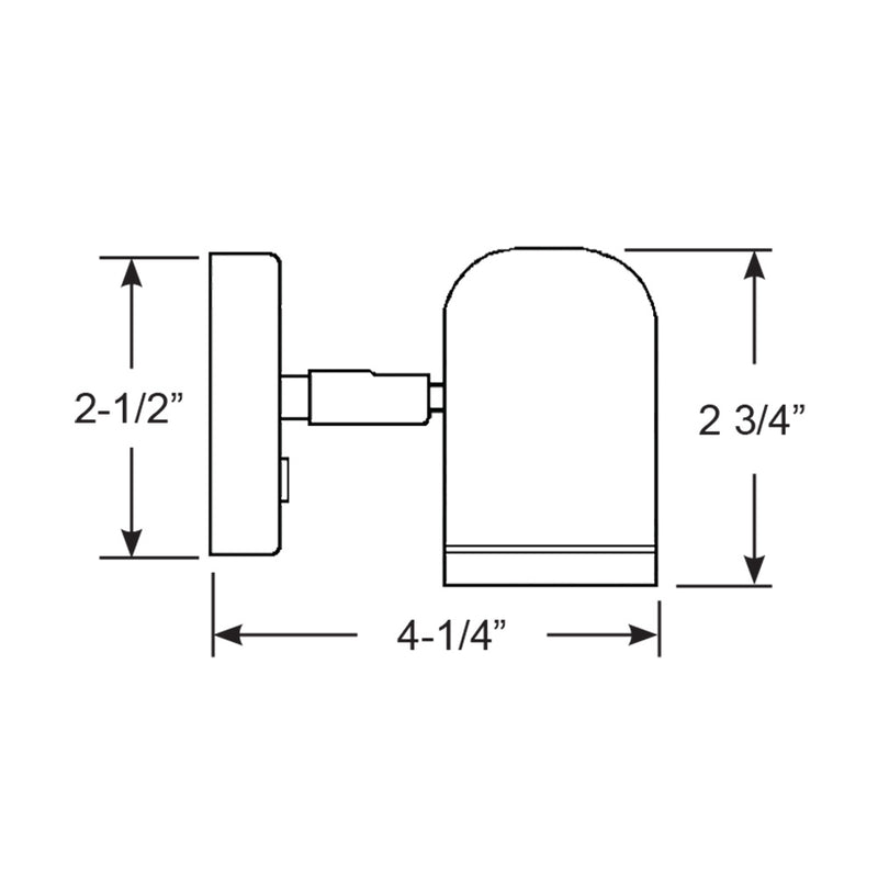 Scandvik LED Brass Reading Light - 10-30V [19052P] - Essenbay Marine