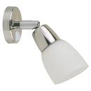 Scandvik SS Reading Light w/Frosted Glass Shade - 10-30V [41365P] - Essenbay Marine