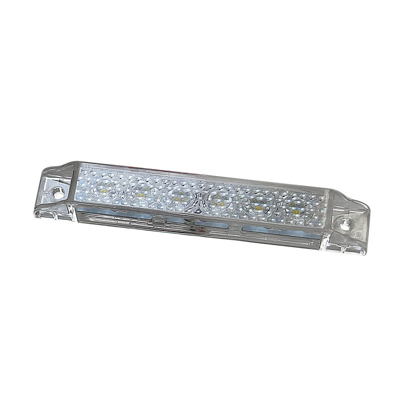 Scandvik 4" LED Light Strip - White w/Gasket - 12V [41640P] - Essenbay Marine