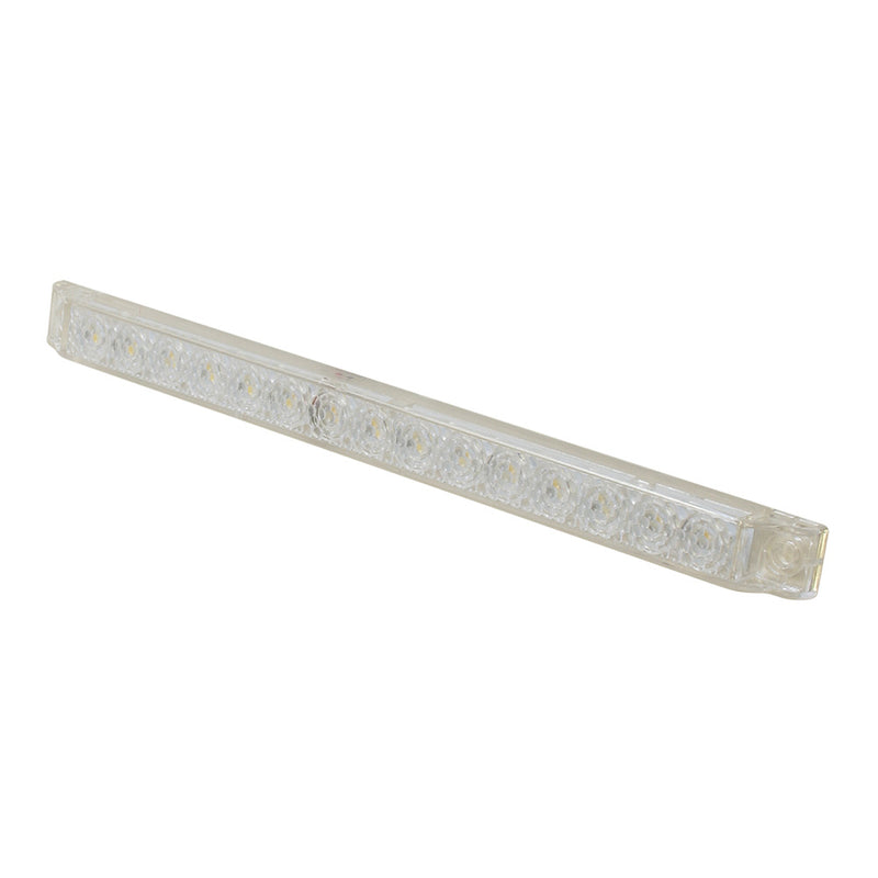 Scandvik 8" LED Light Strip - White w/Gasket - 12V [41644P] - Essenbay Marine