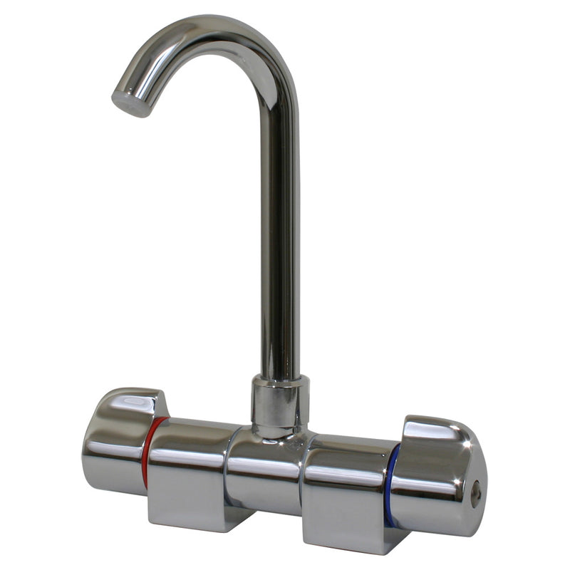 Scandvik Chrome Folding Spout Mixer [10474P] - Essenbay Marine