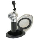 Scandvik Black  SS Recessed Transom Shower Handle/Hose - Vertical/Horizontal Mount - 6 Hose [12124P] - Essenbay Marine