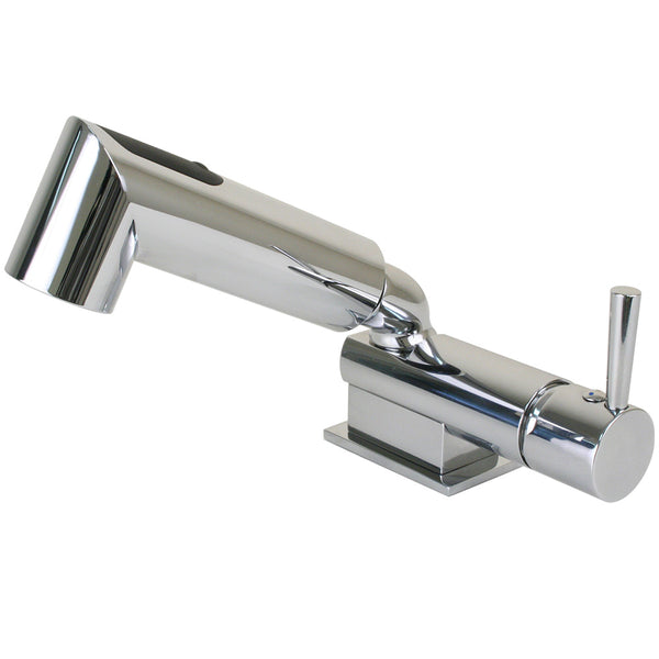 Scandvik Minimalistic Compact Single Level Mixer - Faucet  Shower Combo - Chrome [16216] - Essenbay Marine