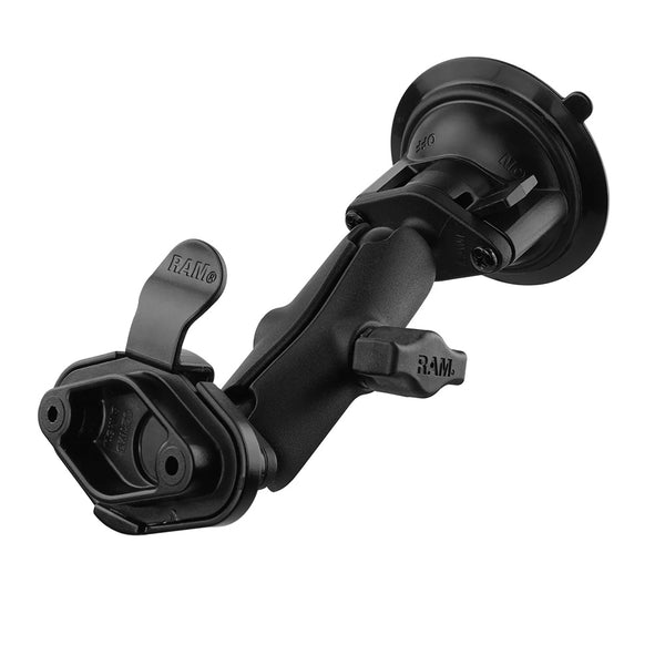 RAM Mount Twist-Lock Suction Cup Mount w/EZY-Mount Quick Release Adapter [RAM-B-166-326U] - Essenbay Marine