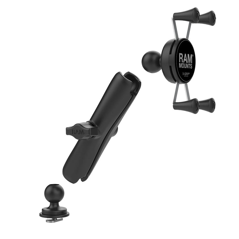 RAM Mount X-Grip Phone Mount w/Track Ball Base - Long [RAM-HOL-UN7B-C-354-TRA1U] - Essenbay Marine