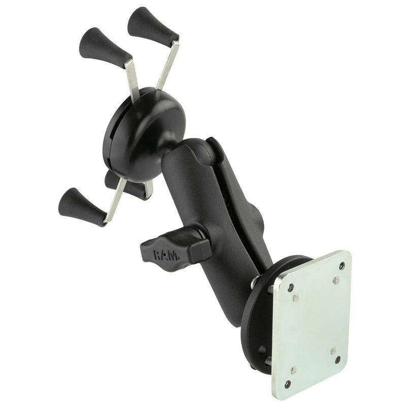 RAM Mount X-Grip Phone Mount w/Drill-Down Base  Backer Plate [RAM-B-138-UN7-225B2U] - Essenbay Marine