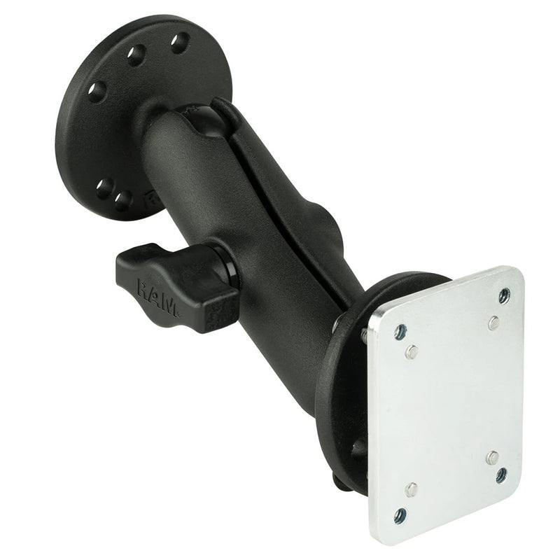 RAM Mount Double Ball Mount w/Backing Plate [RAM-B-101U-225B2] - Essenbay Marine