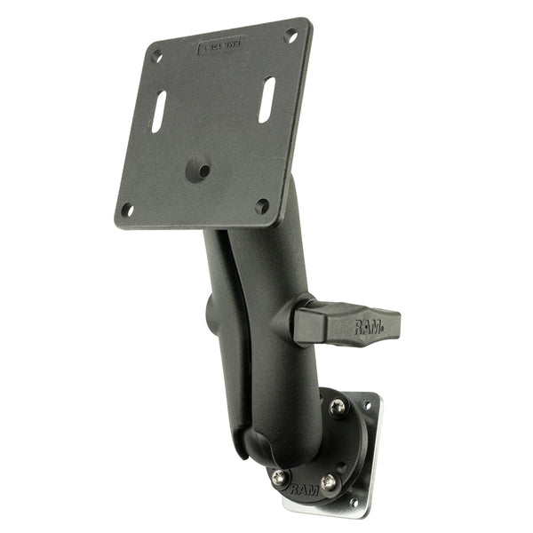 RAM Mount Universal Backing Plate Mount w/75x75mm VESA Plate [RAM-101-2461-225B2U] - Essenbay Marine